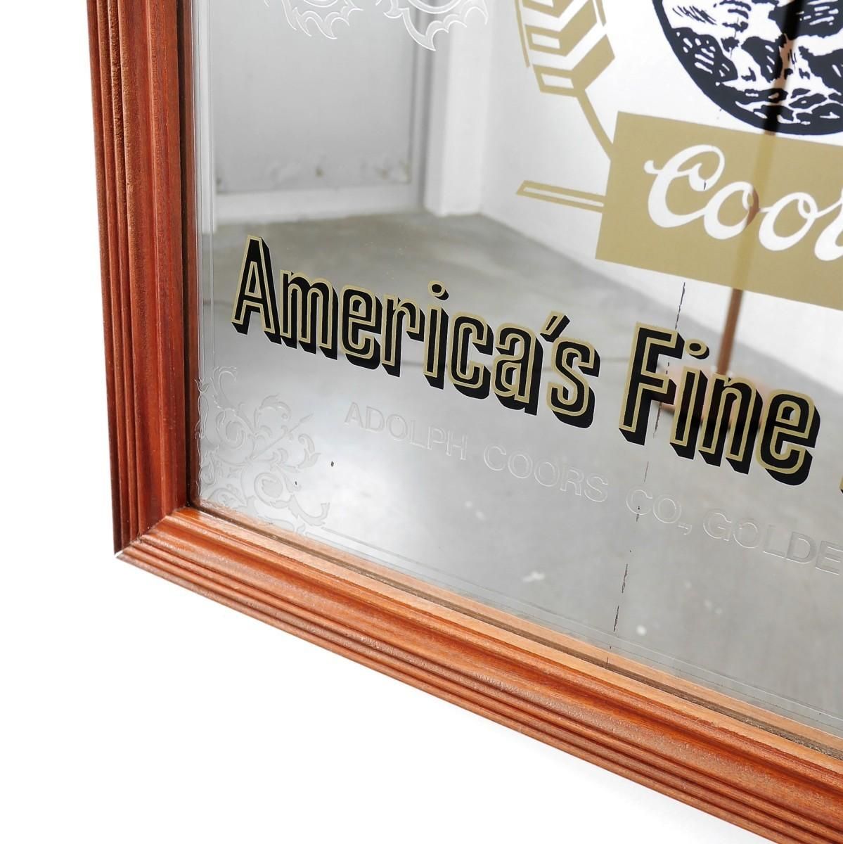 Coors パブミラーアンティーククアーズアメリカビンテージ雑貨