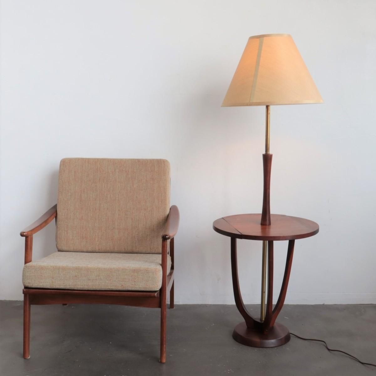 3927 アメリカ ミッドセンチュリー フロアランプ 間接照明