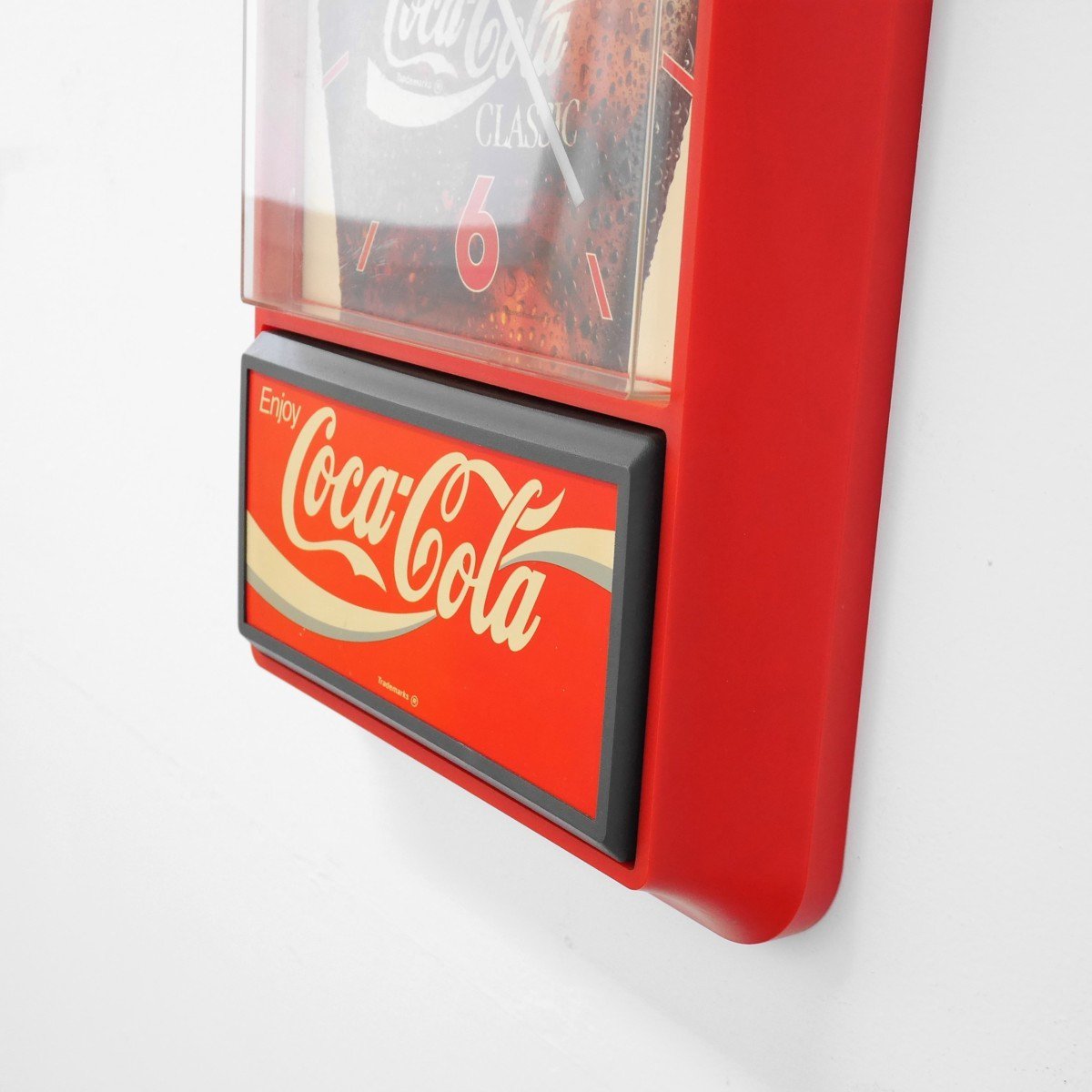 3186 アメリカ ヴィンテージ 壁掛け時計 Coca Cola コカ・コーラ アドバタイジング -ローズボールアンティークス