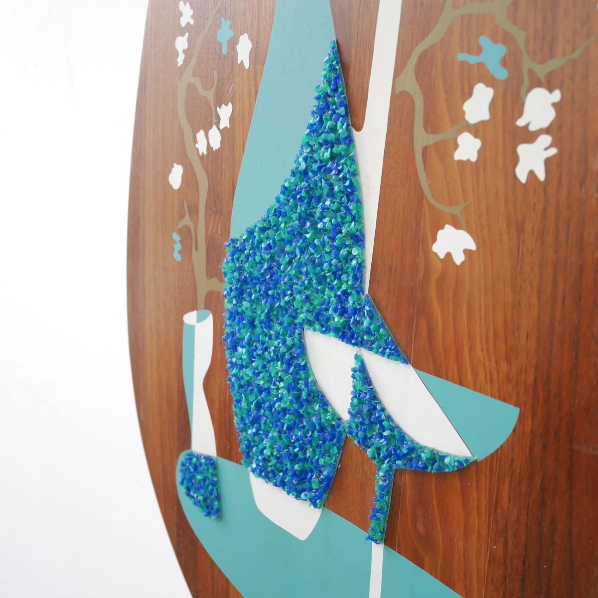 3189 アメリカ アート額 壁掛け 絵画 ポップコーンアート ミッド