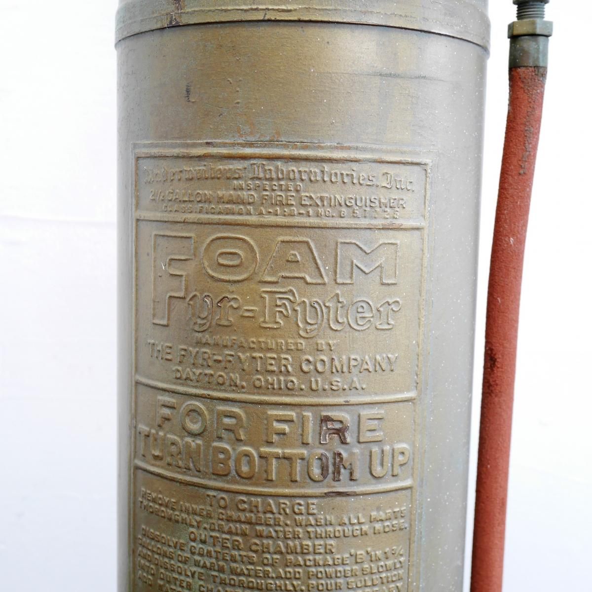 3313 アメリカ ヴィンテージ 消火器 FOAM THE FYR-FYTER COMPANY