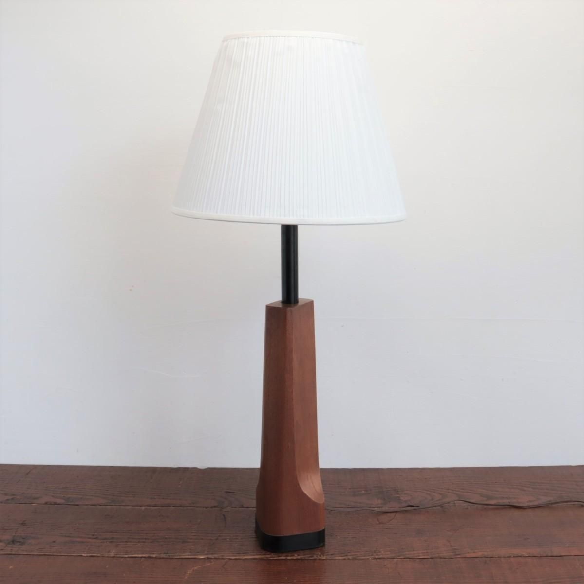 3272 アメリカ アンティーク テーブルランプ フロアランプ 照明 木製