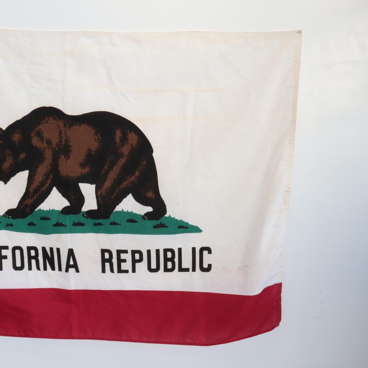 California FLAG ビンテージ コットン カリフォルニア フラッグ-