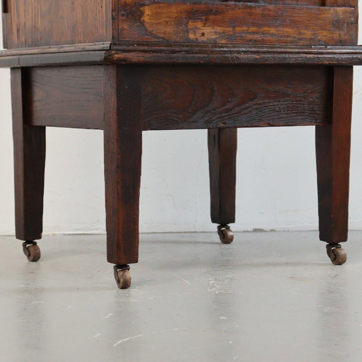 アメリカ アンティーク 1910s-30s キャビネット ジャパンカラー ヴィンテージ 店舗什器 -通販-ローズボールアンティークス 公式売れ筋 アメリカン アンティーク 店舗什器 キャビネット ヴィンテージ 棚/ラック