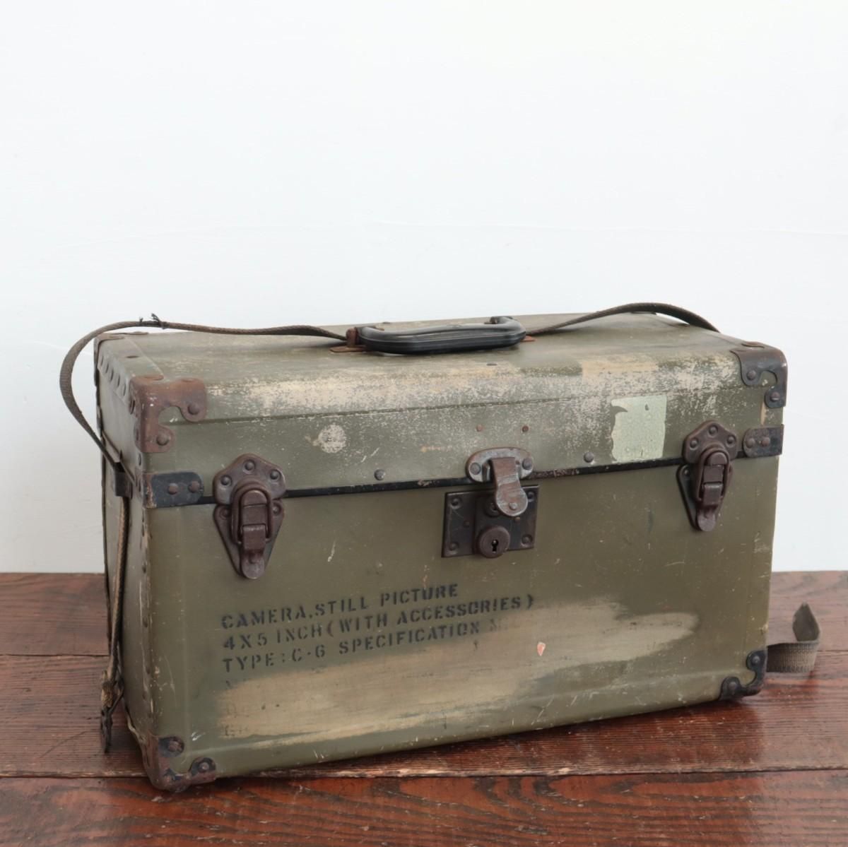 ビンテージ　ミリタリーツールボックス US ARMY ツールボックス トランク アメリカ ヴィンテージ