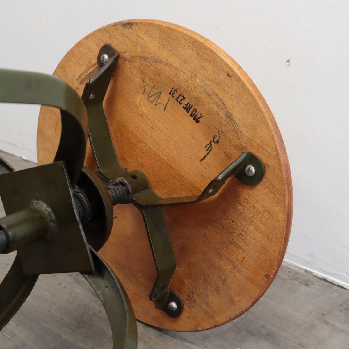Very Goods | アメリカ ヴィンテージ スツール ＃91 INDUSTRIAL STOOL インダストリアルチェア 工業椅子 鉄脚 -  ローズボールアンティークス