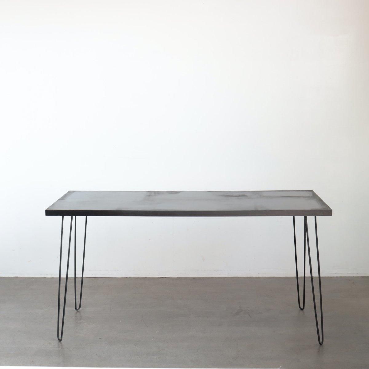 4767 アメリカ アンティーク ダイニングテーブル ヘアピンレッグ