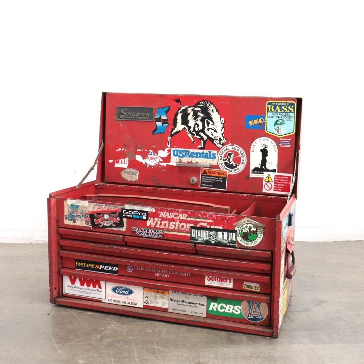 スナップオン snap-on snapon ガレージ ビンテージ 工具箱-