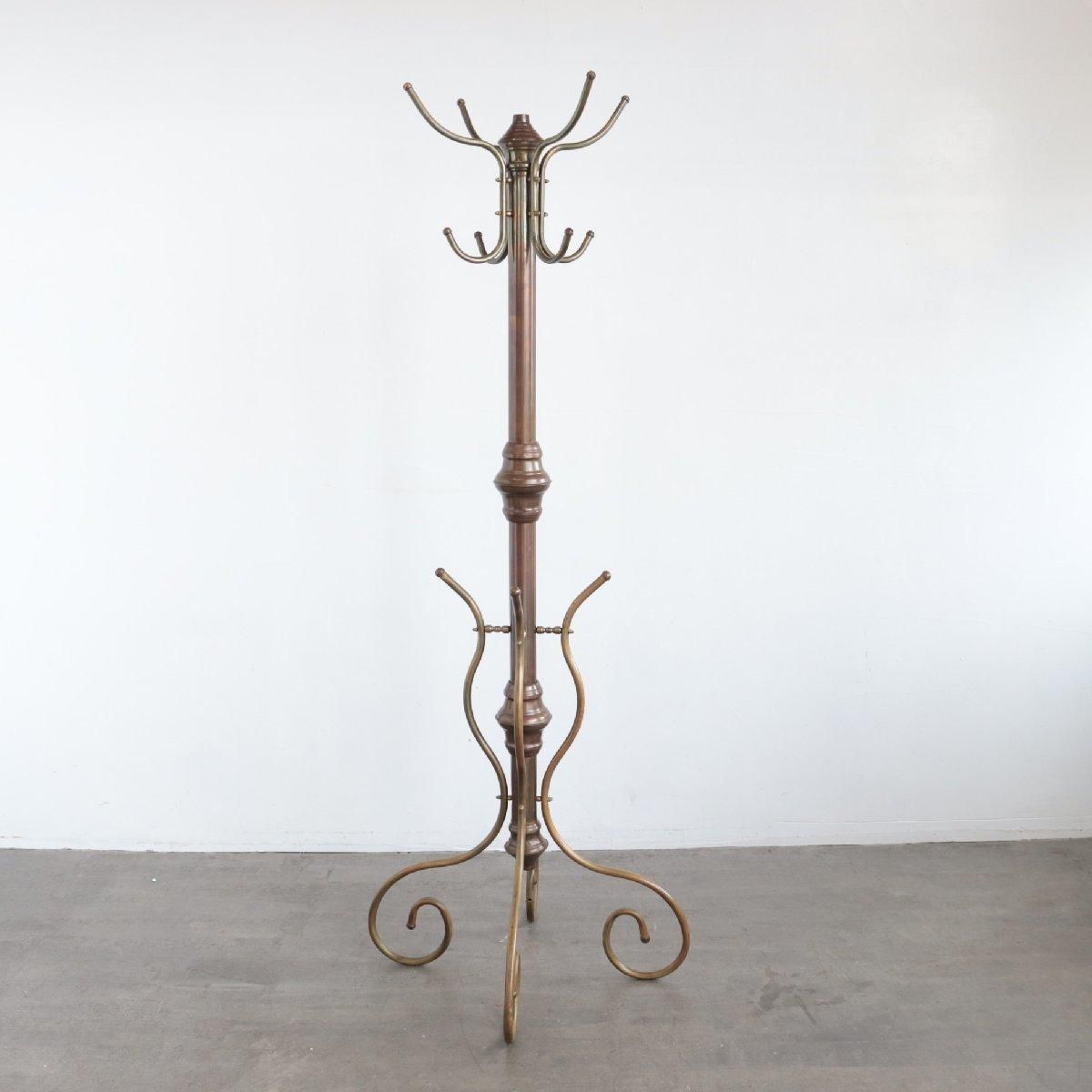 ヴィンテージ 真鍮製 コートハンガー ヴィクトリアン調 ヴィンテージ 真鍮製 コートハンガー ヴィクトリアン調 美術品