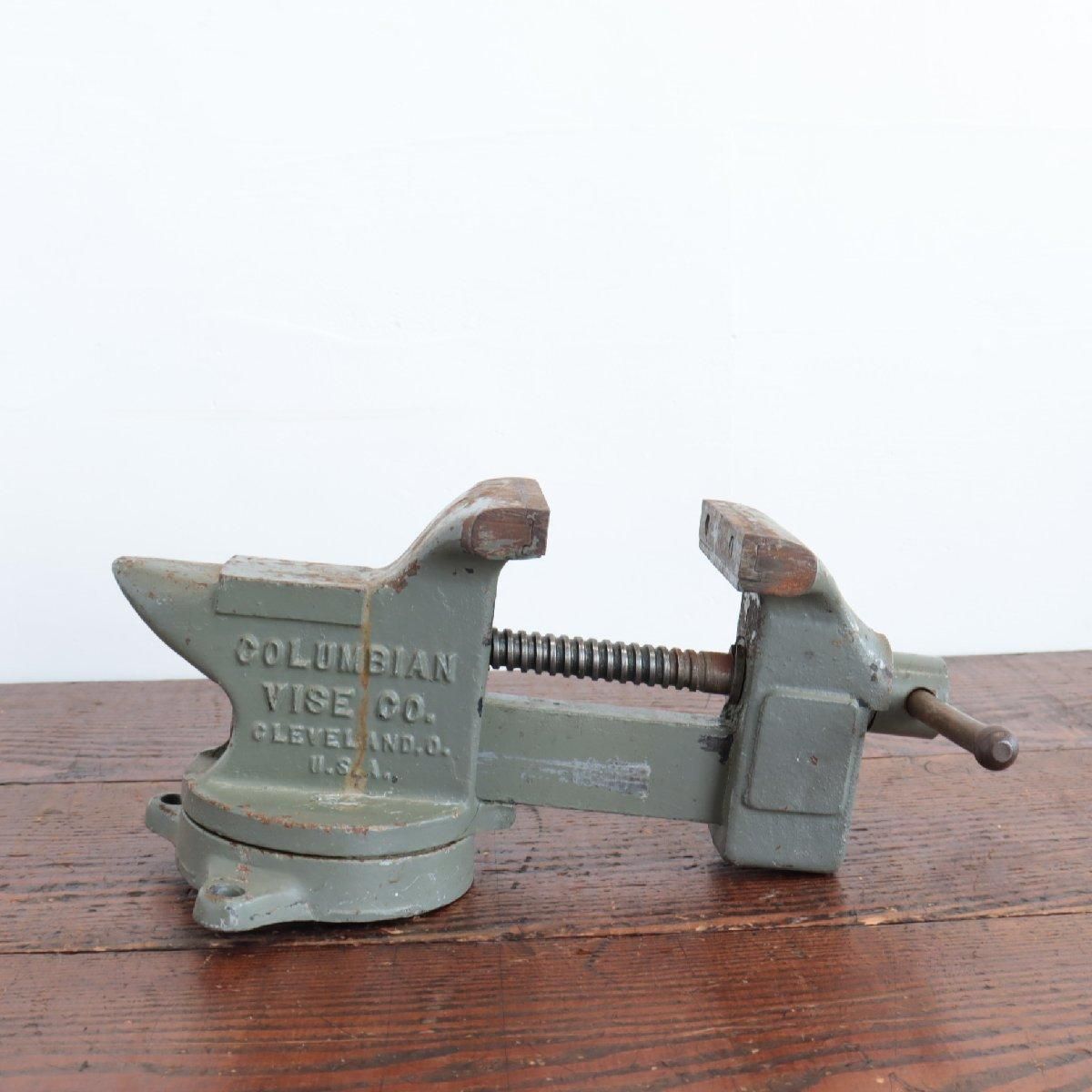 アメリカ ヴィンテージ Columbian vise 万力 鉄小物 インダストリアル