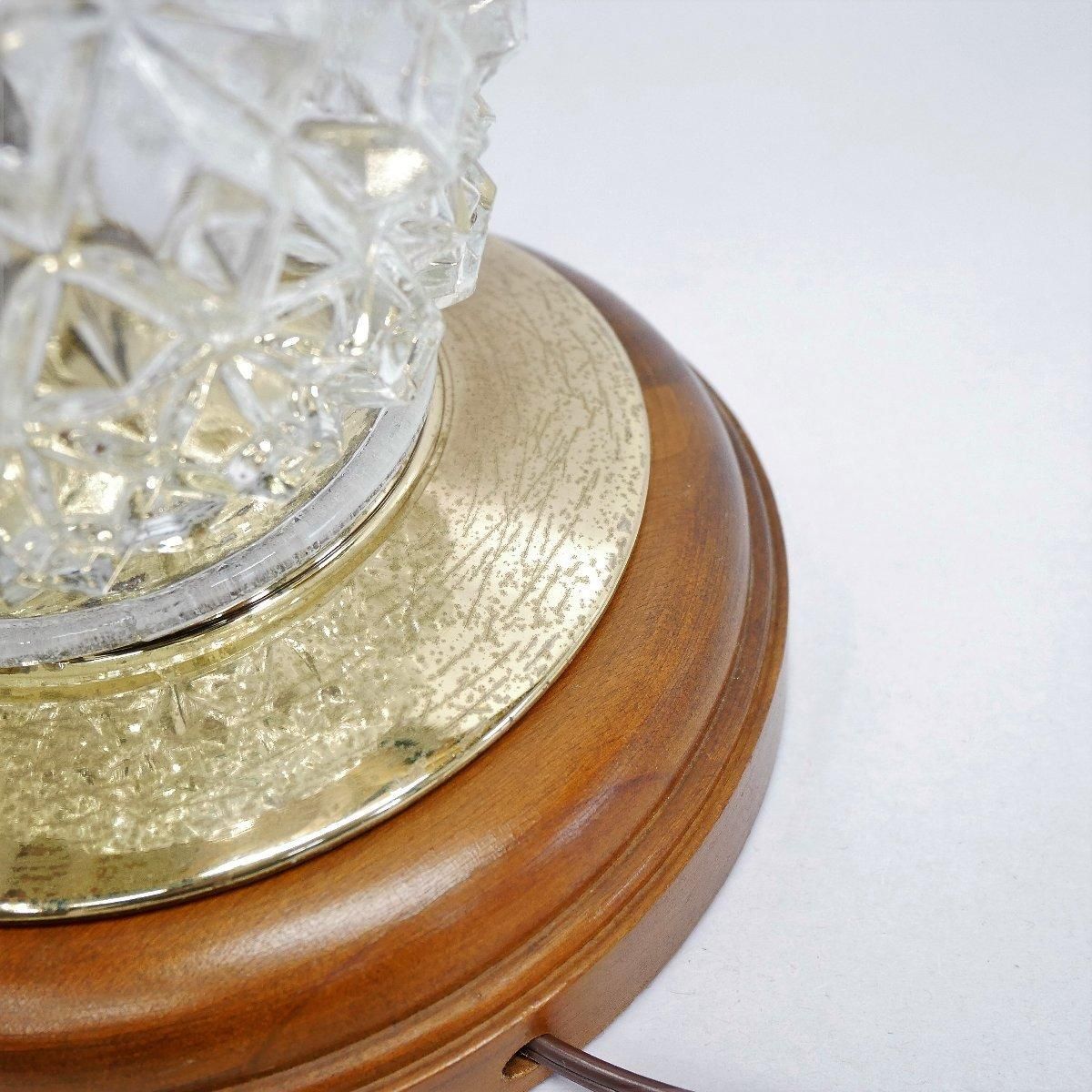 4869 アメリカ ヴィンテージ テーブルランプ 照明 クリアカット