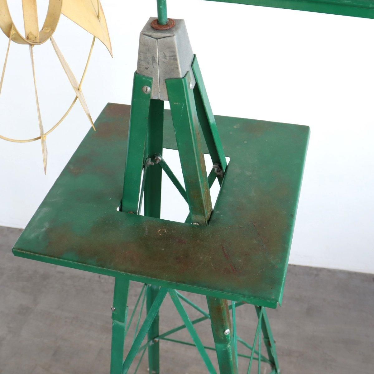 カーニバルガラス風車ウィンドミルボウル大1個小6個アンティーク