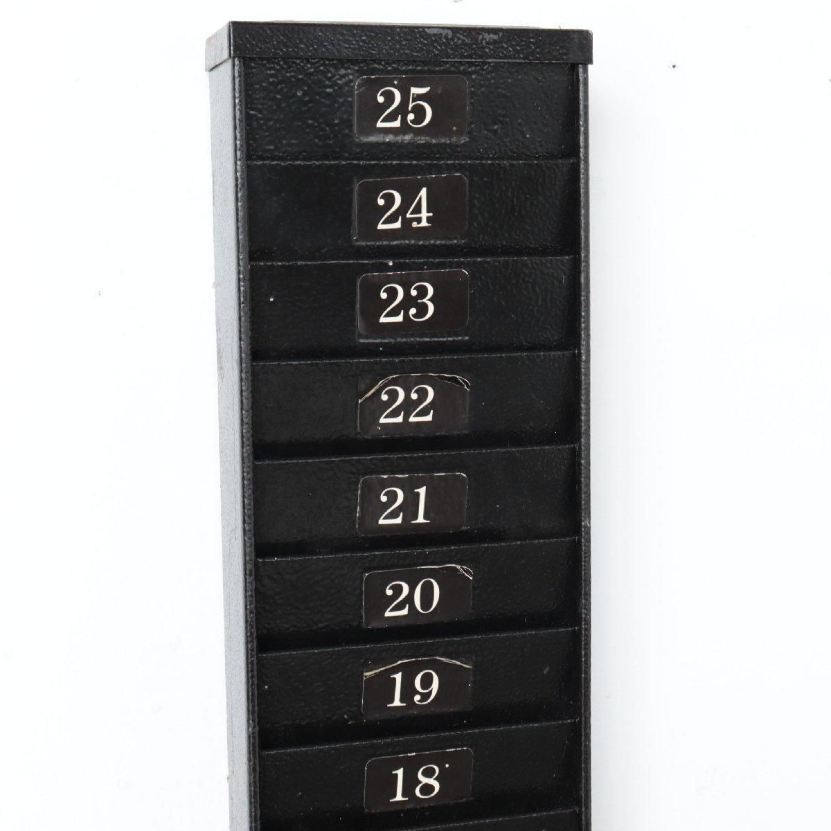 アメリカ ヴィンテージ LATHEM タイムカードホルダー ラック