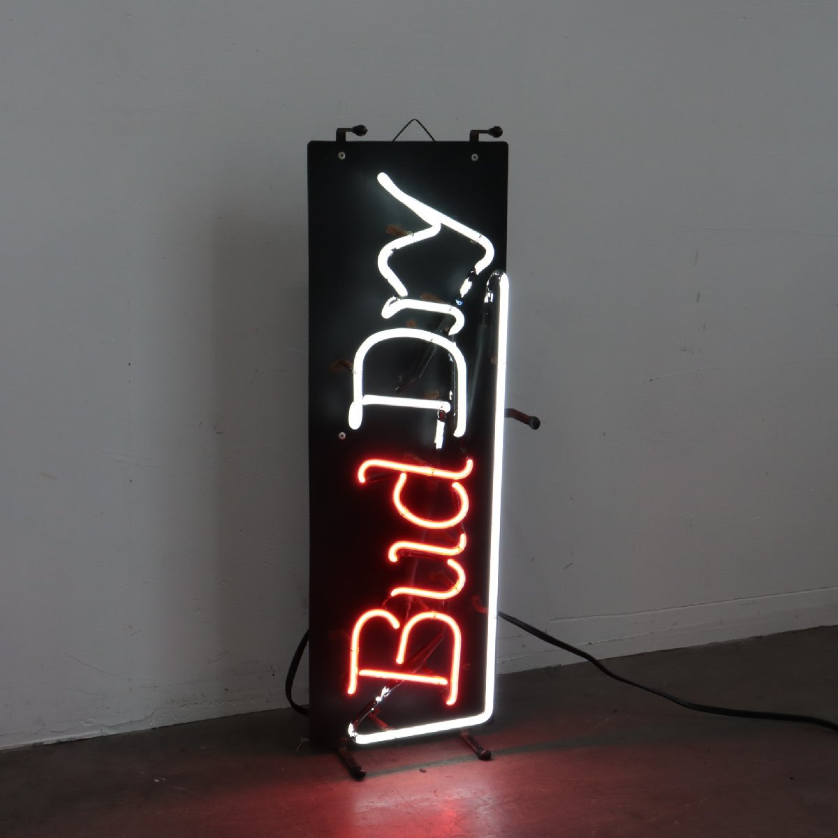 ヴィンテージ BudDry ネオンサイン アメリカ ライト ビール ネオン管 看板 照明 -通販-ローズボールアンティークス