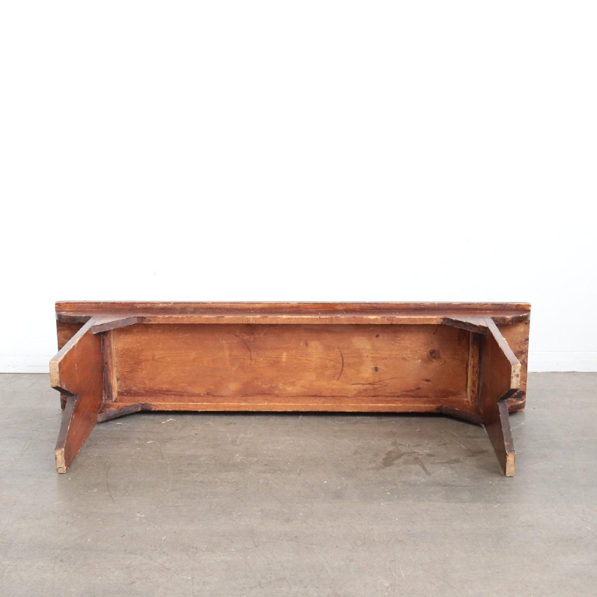 アメリカ ヴィンテージ 木製ベンチ 長椅子 チェア USA