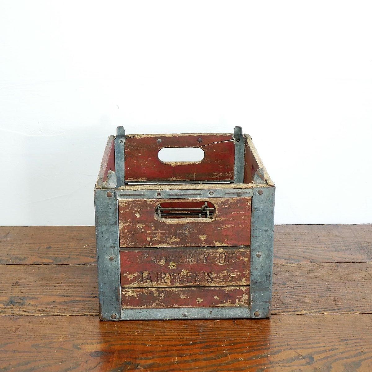 ヴィンテージ 木箱 アメリカ 1960年代 ウッドボックス クレート 運搬箱