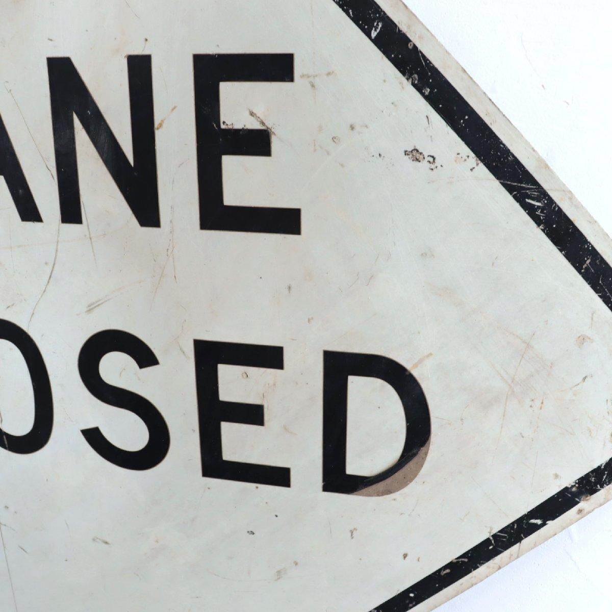 アメリカ ヴィンテージ ロードサイン 通行止め 標識 看板 ストリート