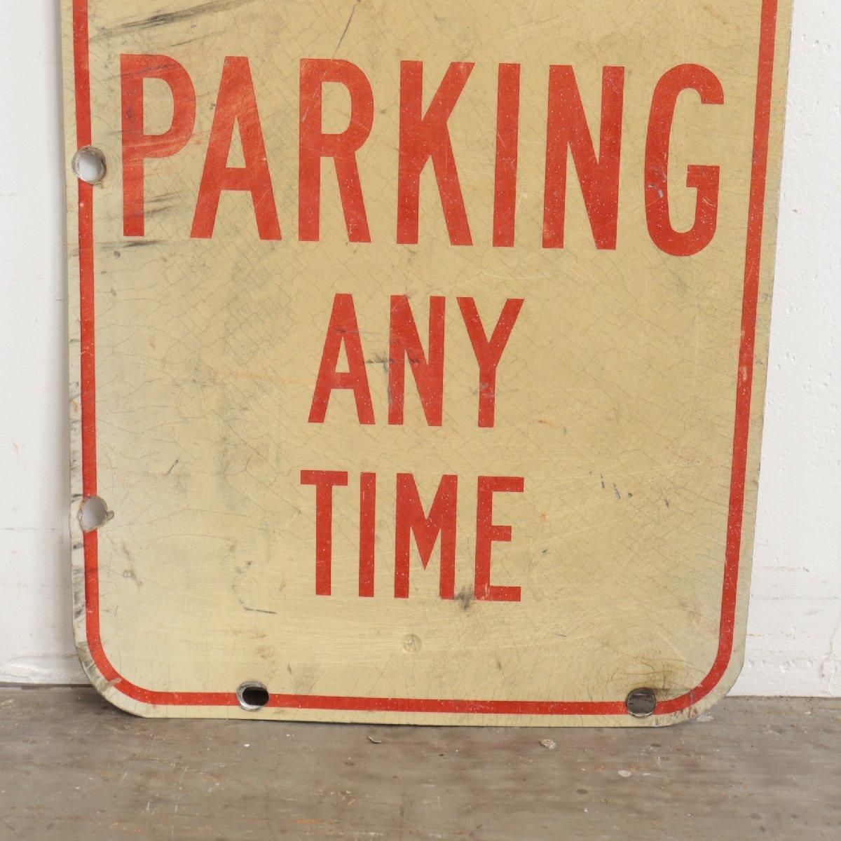 ヴィンテージ 看板 アメリカ CAUTION OVERHEAD 両面 ヴィンテージ 看板 アメリカ CAUTION OVERHEAD 両面