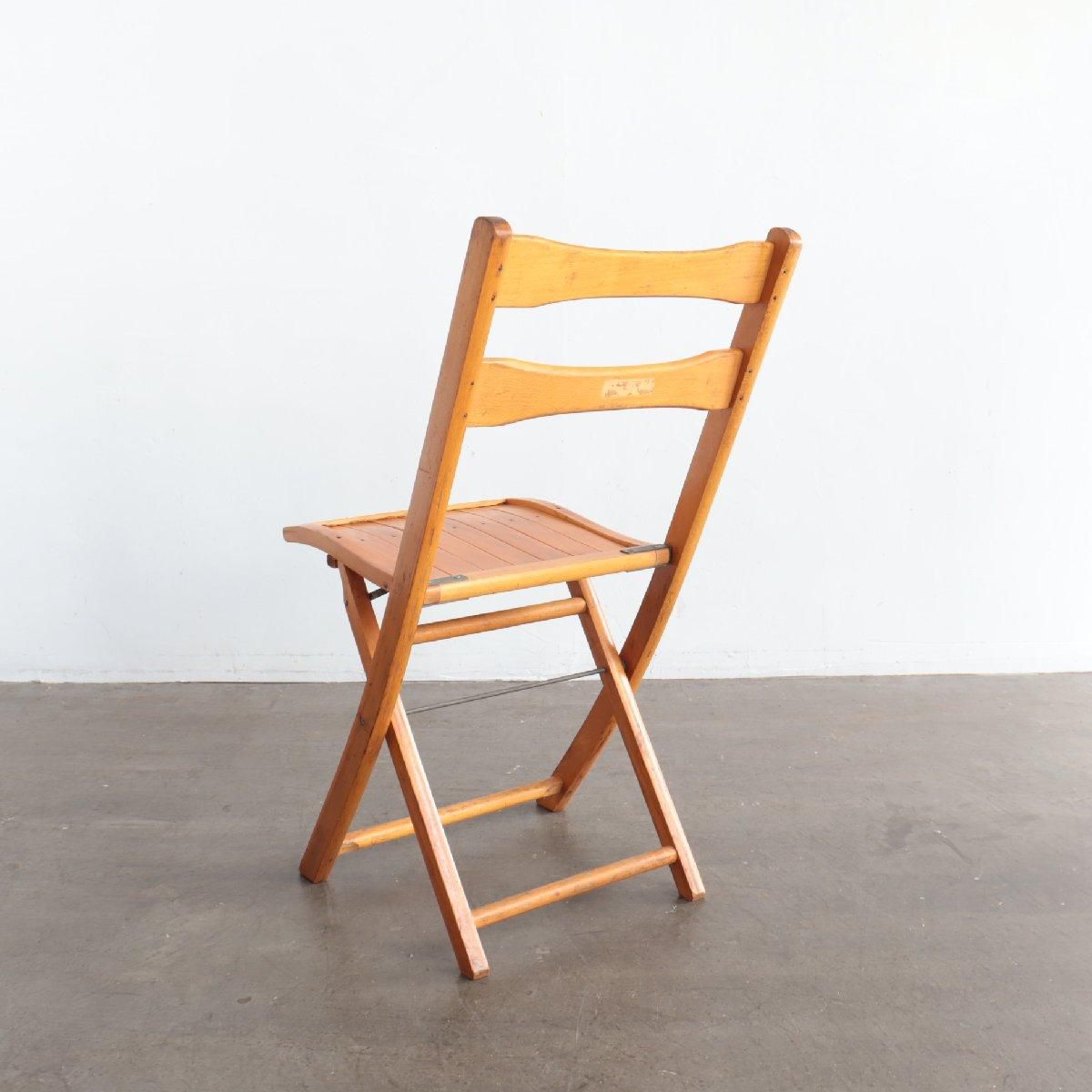 椅子（アンティーク）chair・Made in America 折りたたみ可能 ヴィンテージ フォールディングチェア アメリカ アンティーク