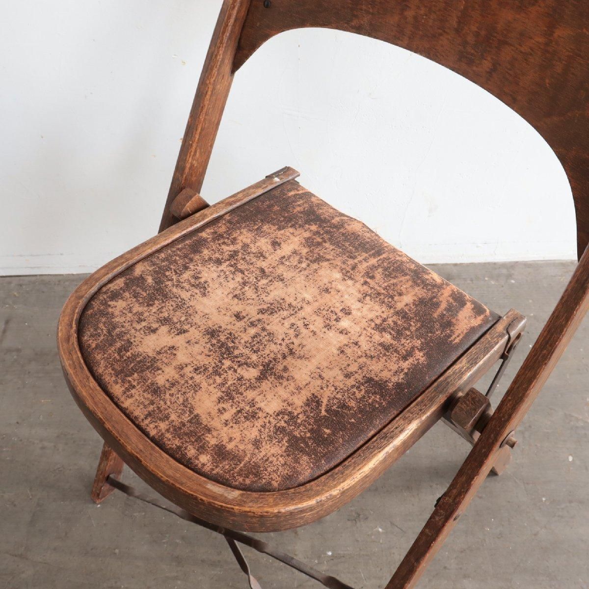 アンティーク　フォールディングチェア　アメリカ　木製　折りたたみ ヴィンテージ 木製 フォールディングチェア アメリカ アンティーク