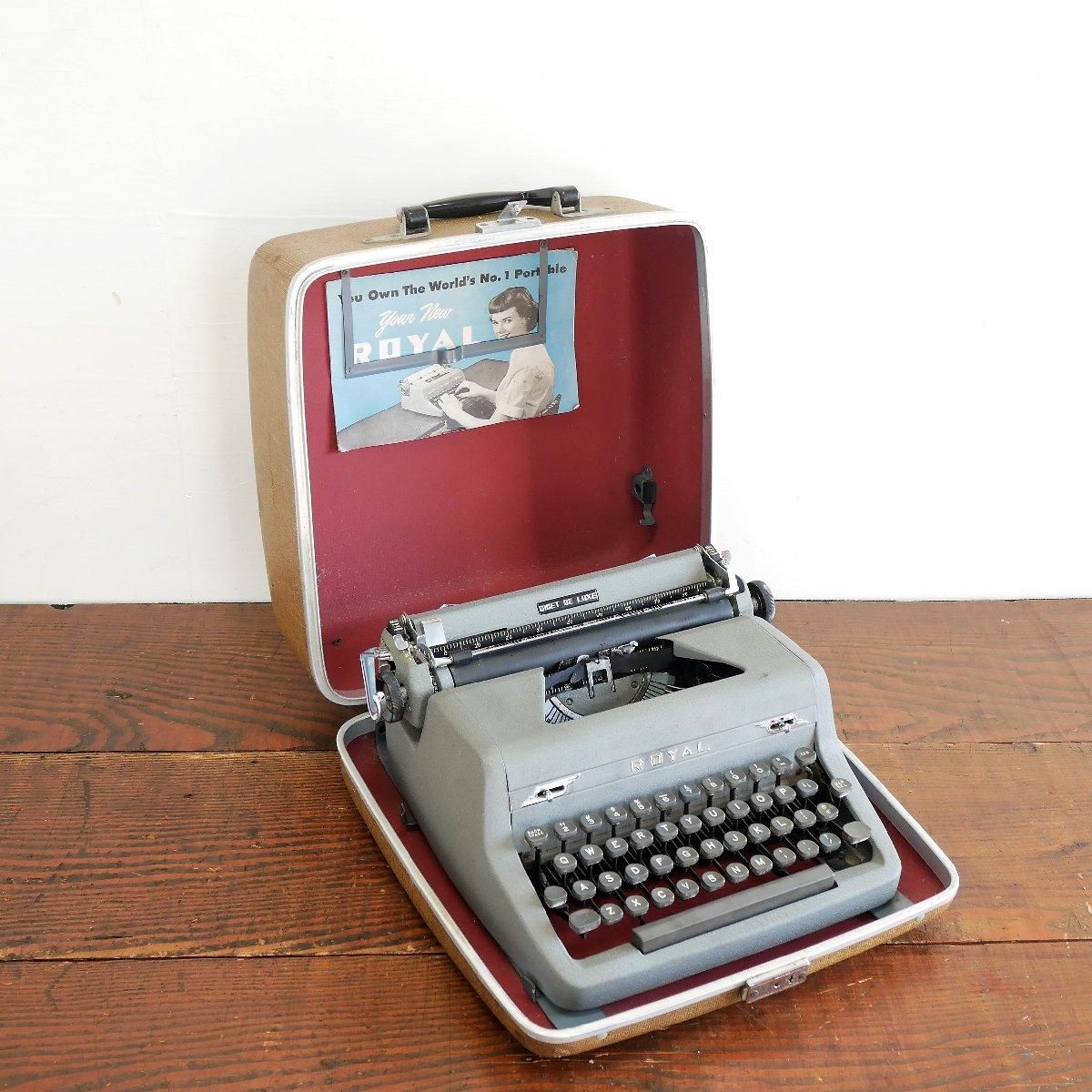 【信頼】 1950s アンティーク タイプライター ROYAL カンパニー アメリカ タイプライター