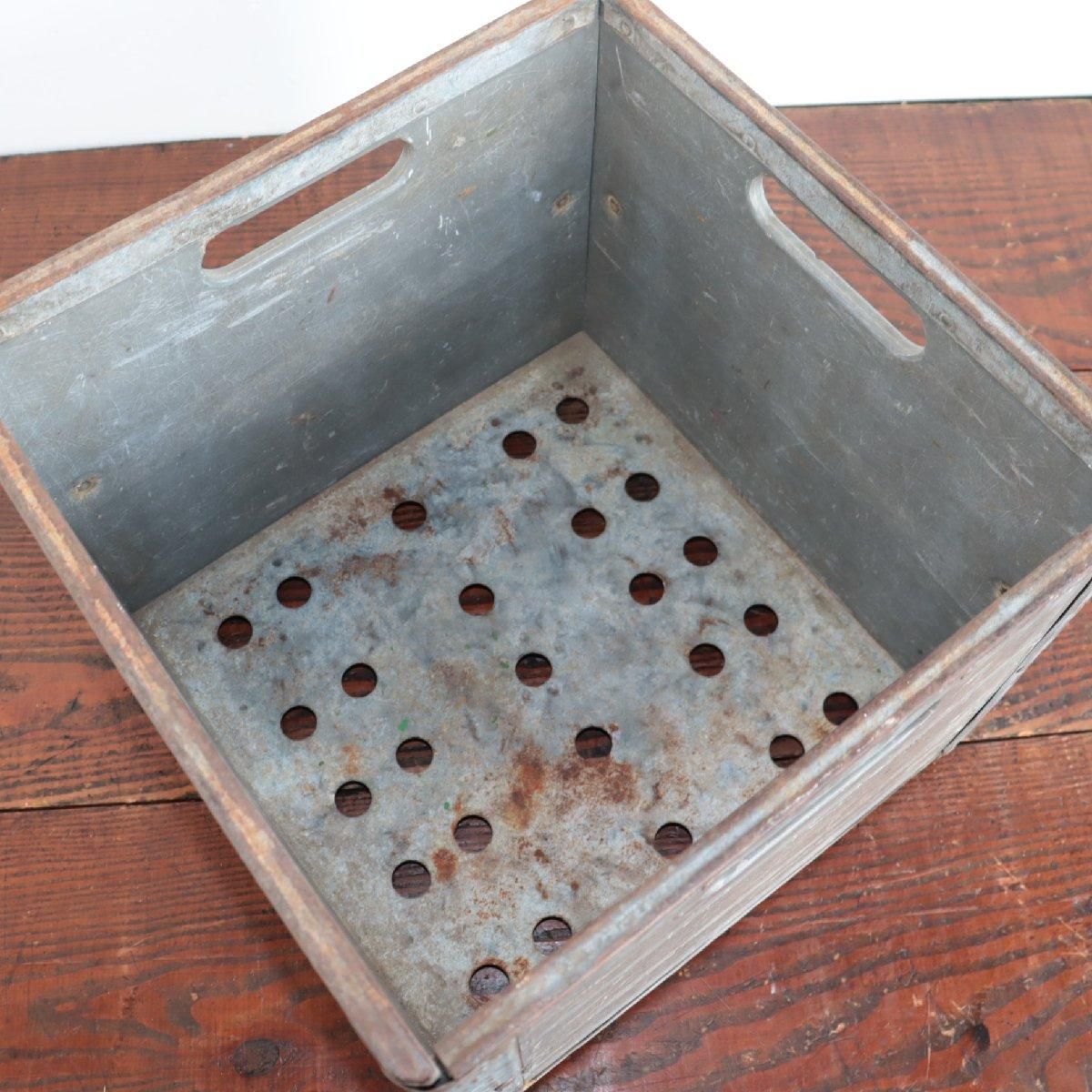 ヴィンテージ FRP製ファイバーボックス アメリカ 運輸箱 ディスプレイ