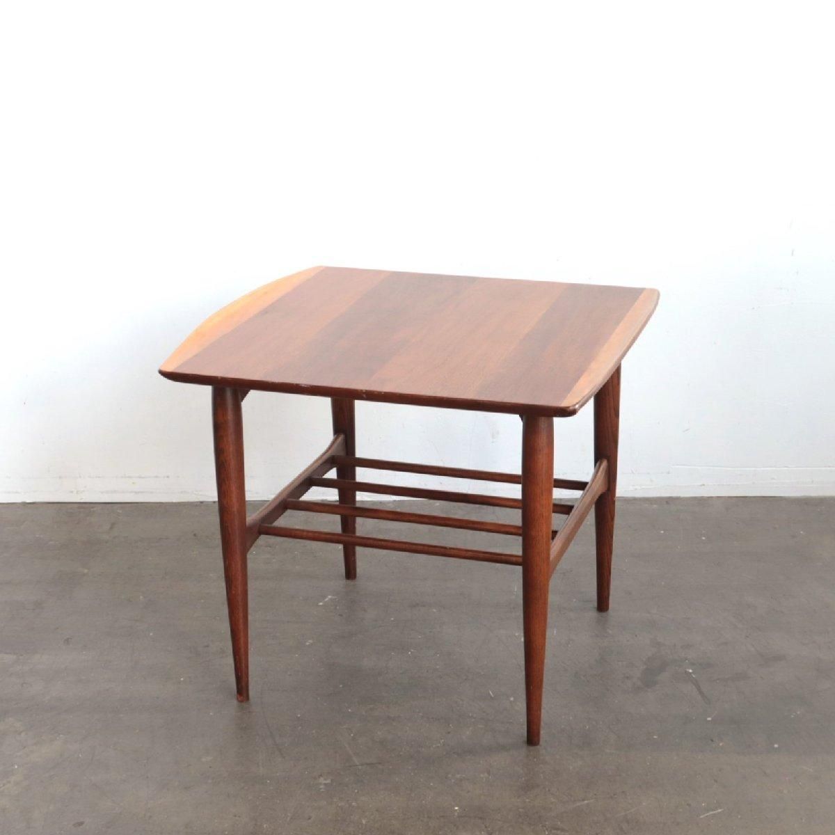 【貴重】BASSETT FURNITURE サイドテーブル ローテーブル USA 60s サイドテーブル アメリカ ミッドセンチュリー バセット