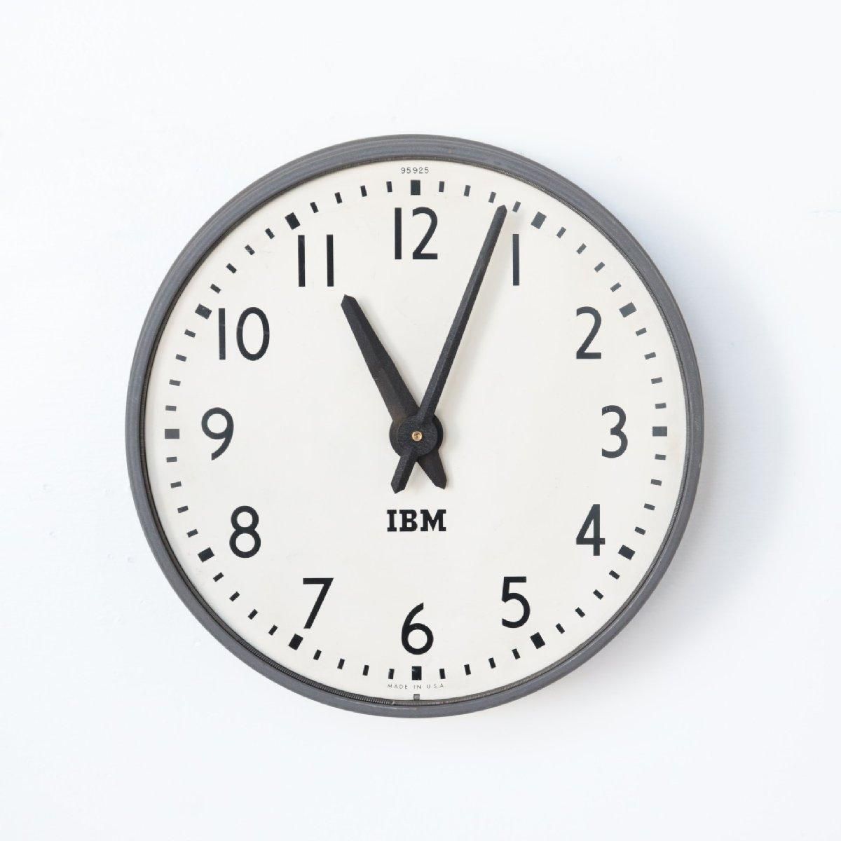 ヴィンテージ IBM 時計 ウォールクロック アメリカ USA 壁掛け時計