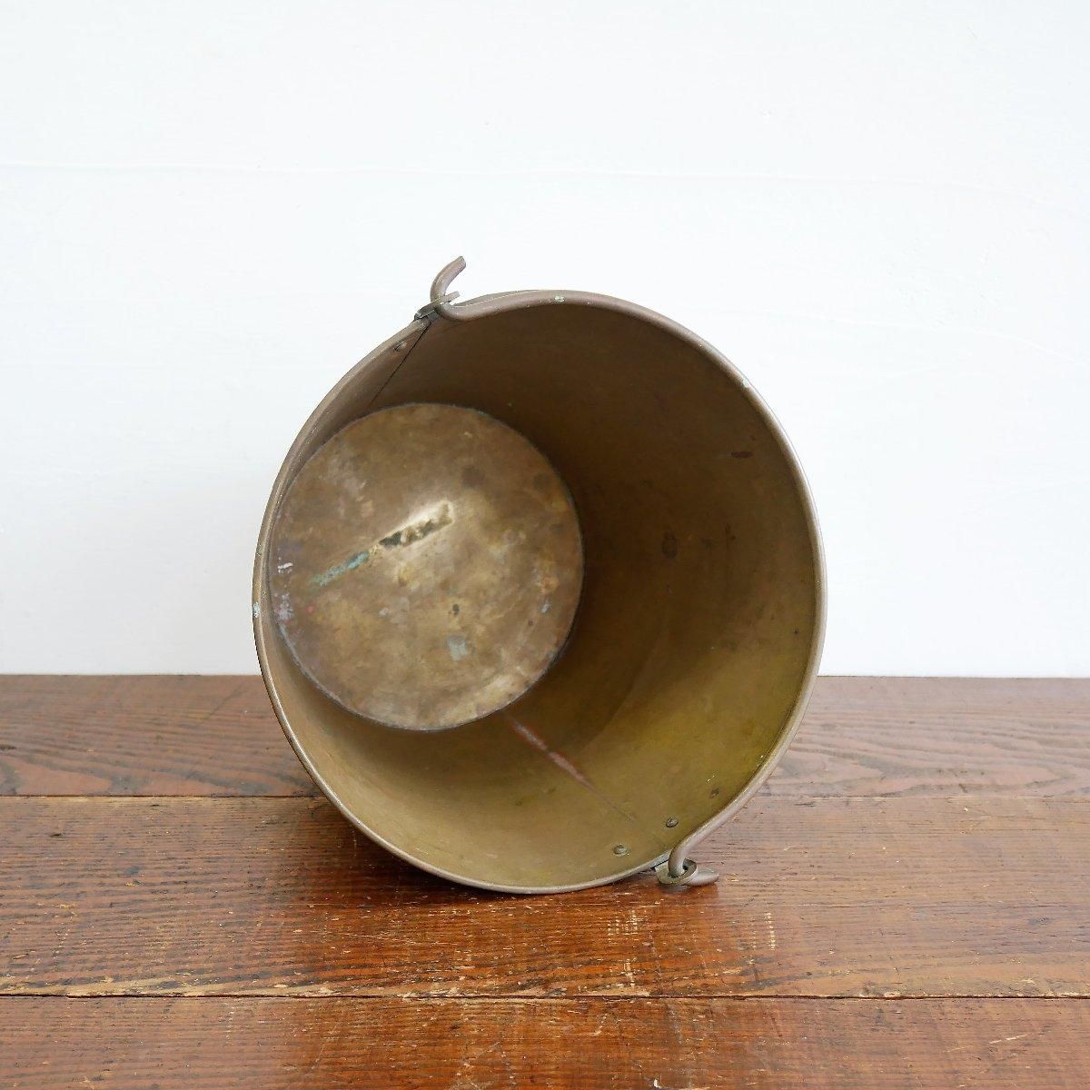 銅製 焚き火台 コールバケツ フランス アンティーク 銅製 小物入れ フランスアンティーク | OGISHIMA COFFEE Antiques