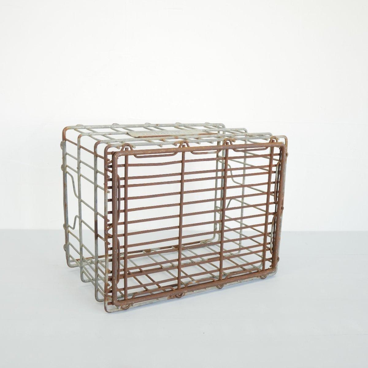 ミルククレート　ワイヤークレート Vintage Wire Milk Crate ミルククレート 店舗 ショップ