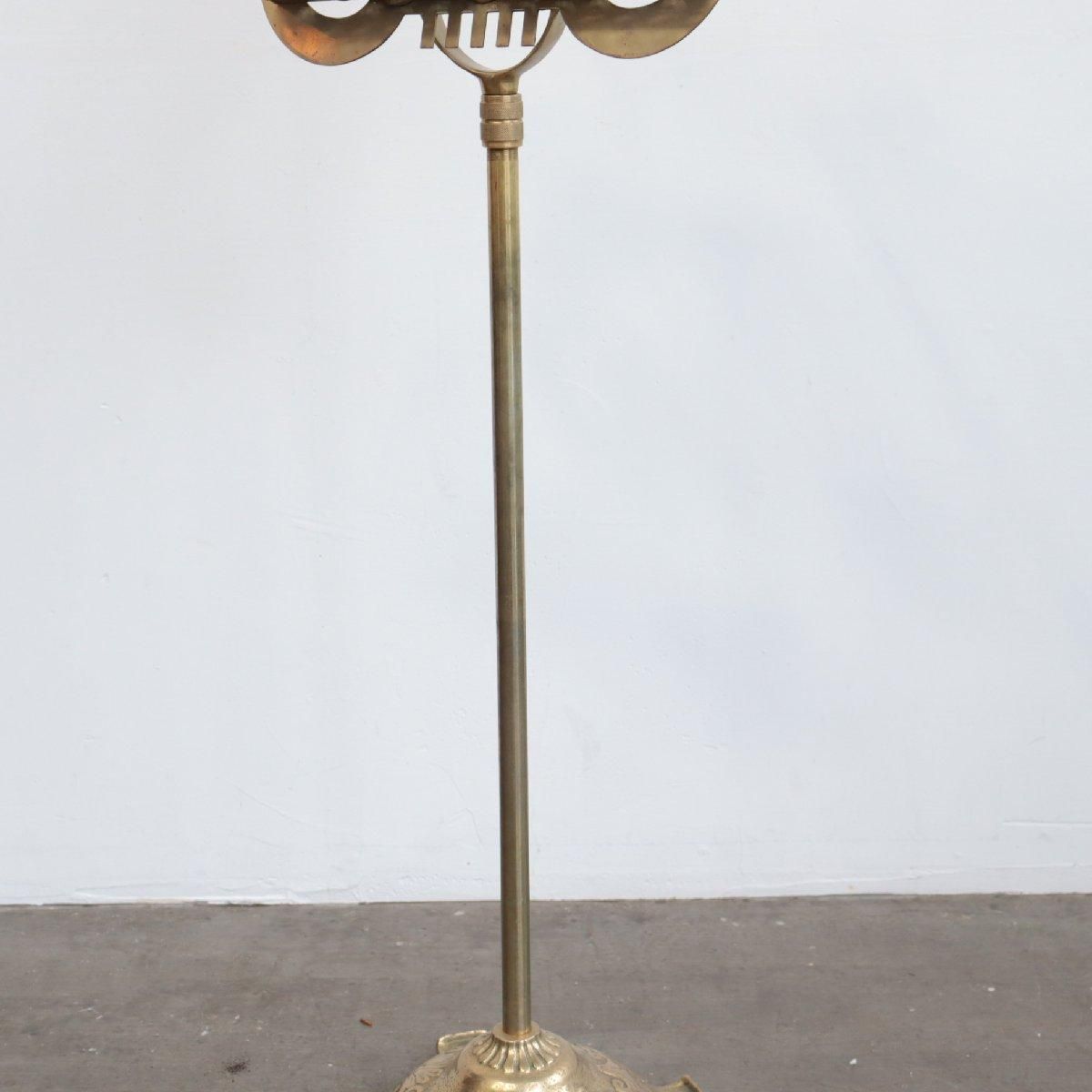 真鍮 ヴィンテージ 譜面台 アメリカ 譜面立て Music stand