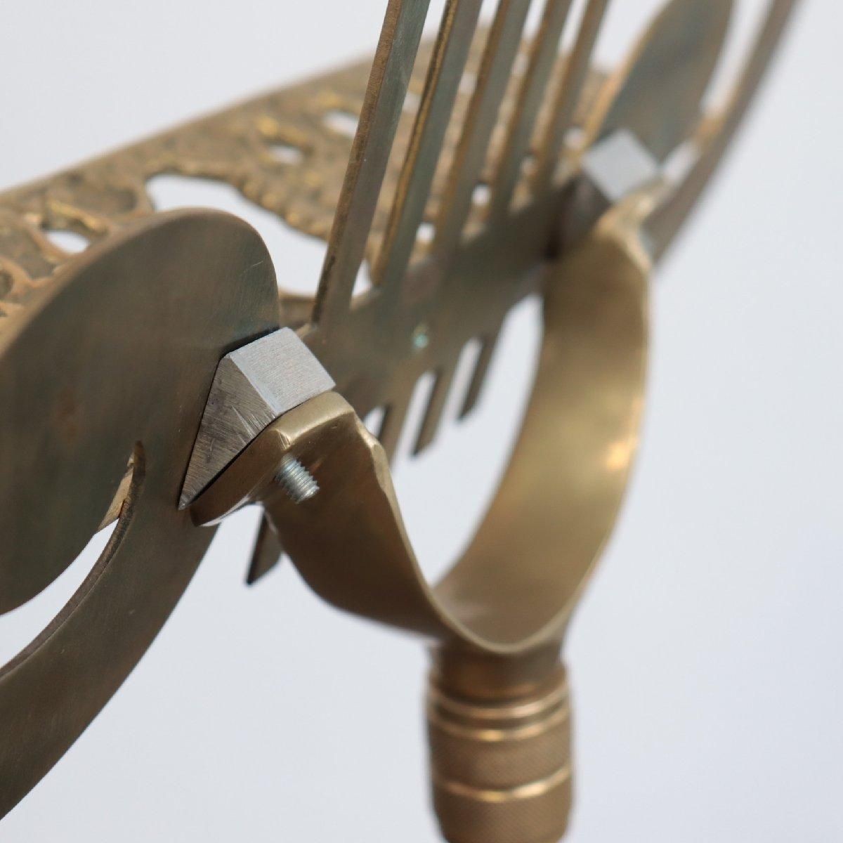 真鍮 ヴィンテージ 譜面台 アメリカ 譜面立て Music stand メニュー