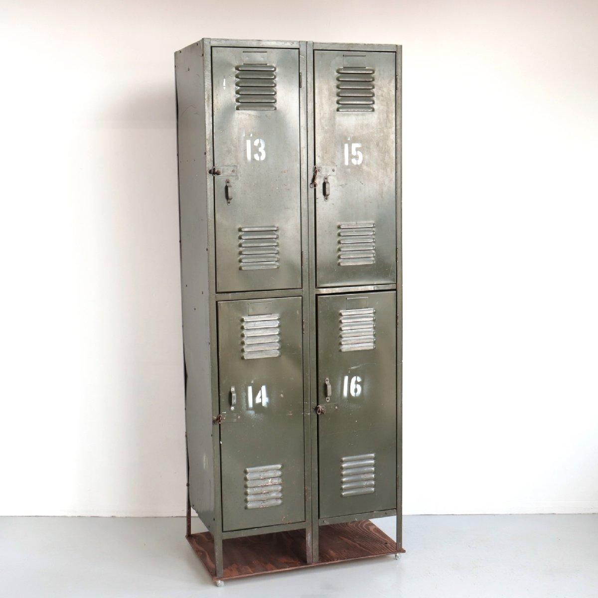 ヴィンテージ ロッカー スチール インダストリアル 店舗什器 アメリカ