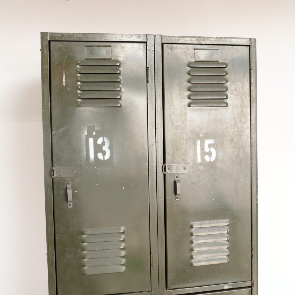 ヴィンテージ ロッカー スチール インダストリアル 店舗什器 アメリカ