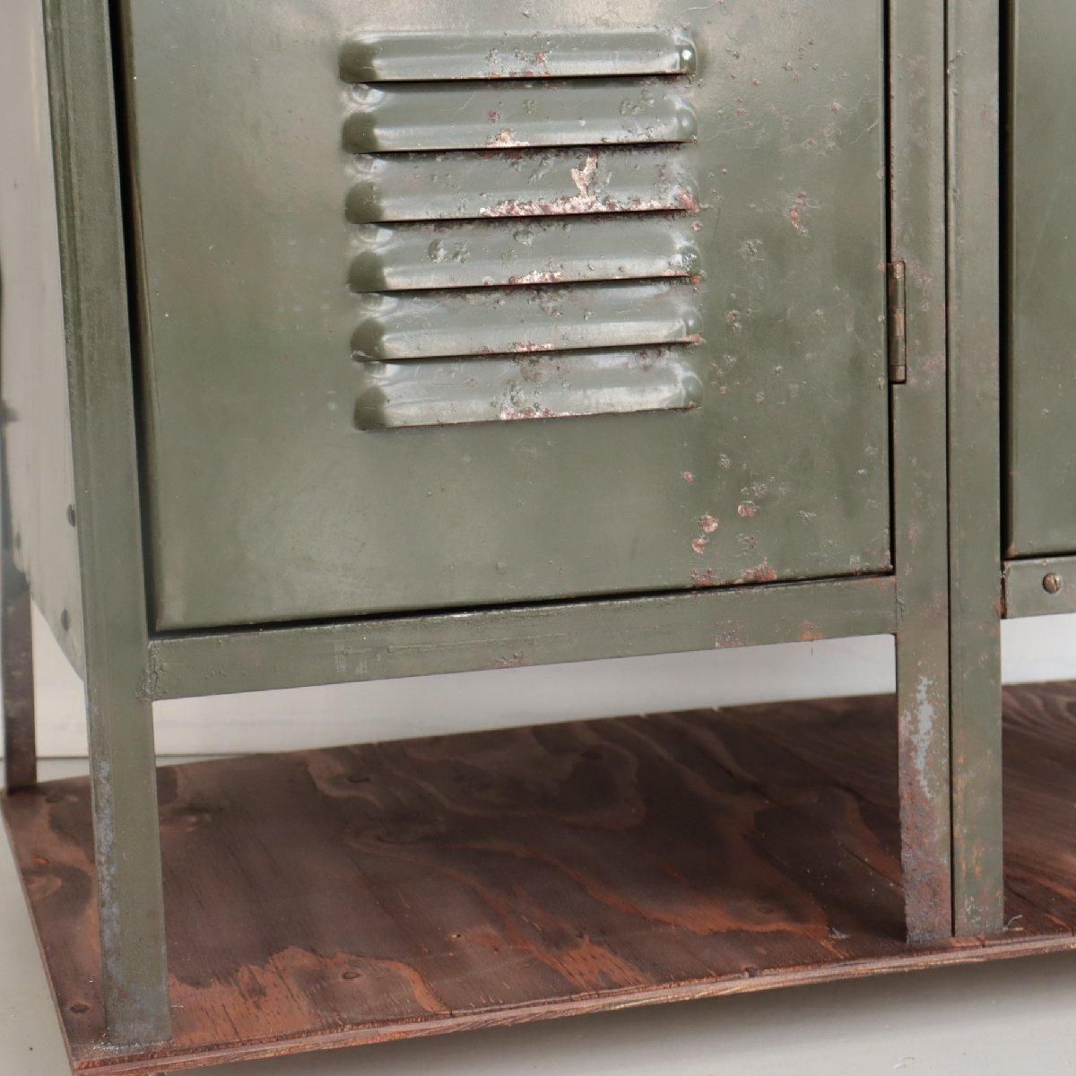 ヴィンテージ ロッカー スチール インダストリアル 店舗什器 アメリカ