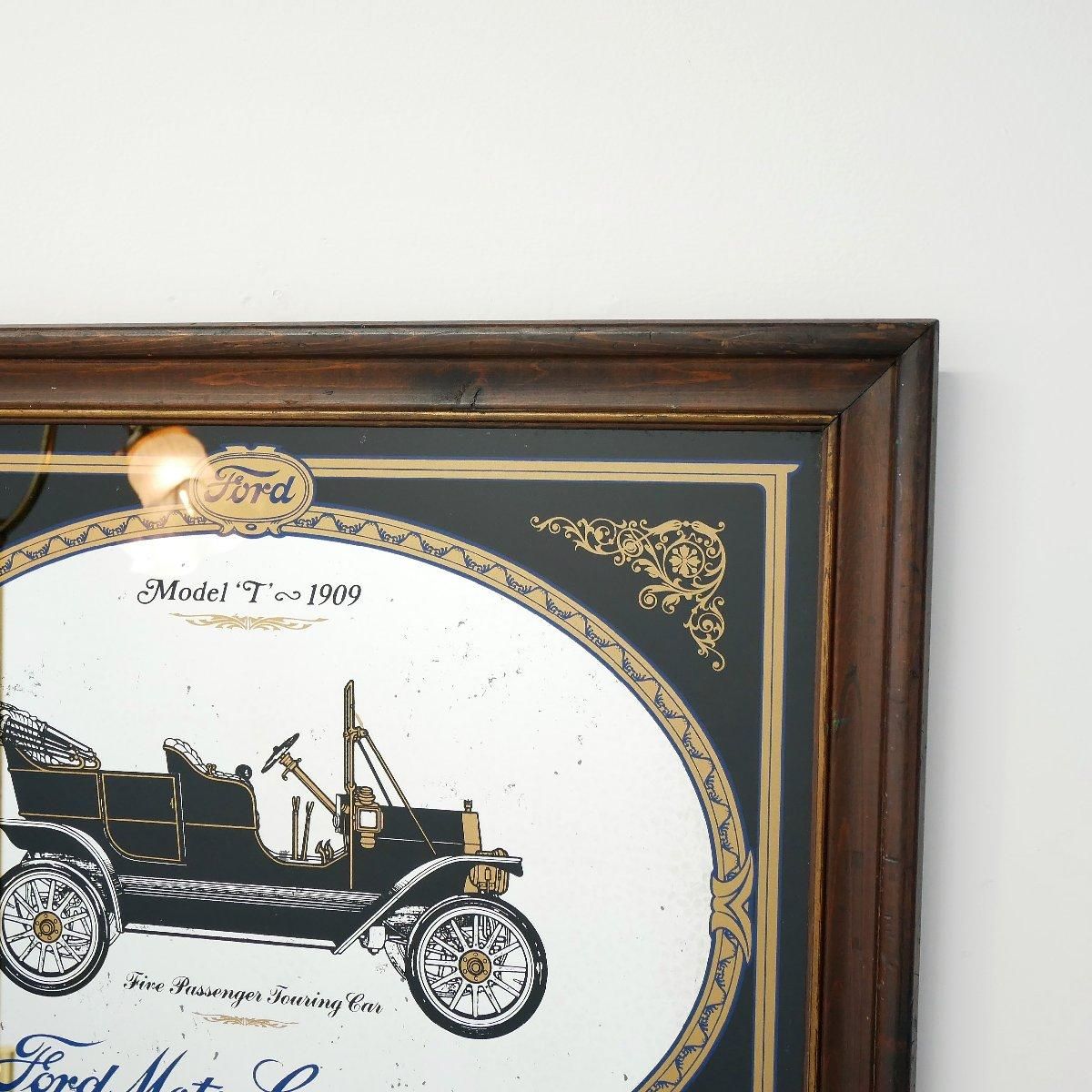 ヴィンテージ Ford クラシックカー パブミラー 1909 アメリカ ヴィンテージ Ford クラシックカー パブミラー 1909 アメリカ