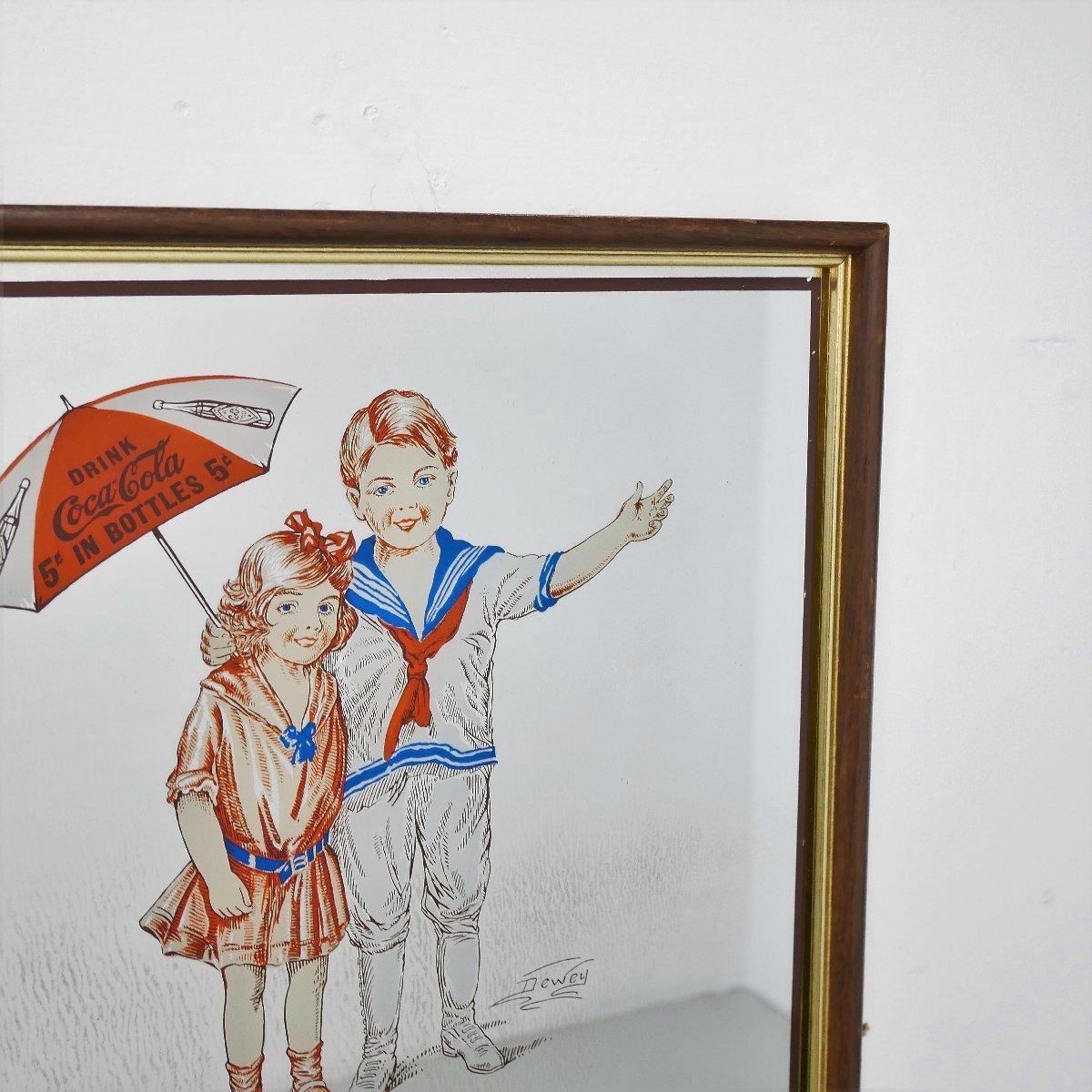 ヴィンテージ Coca Cola パブミラー アメリカ クラシック コカコーラ