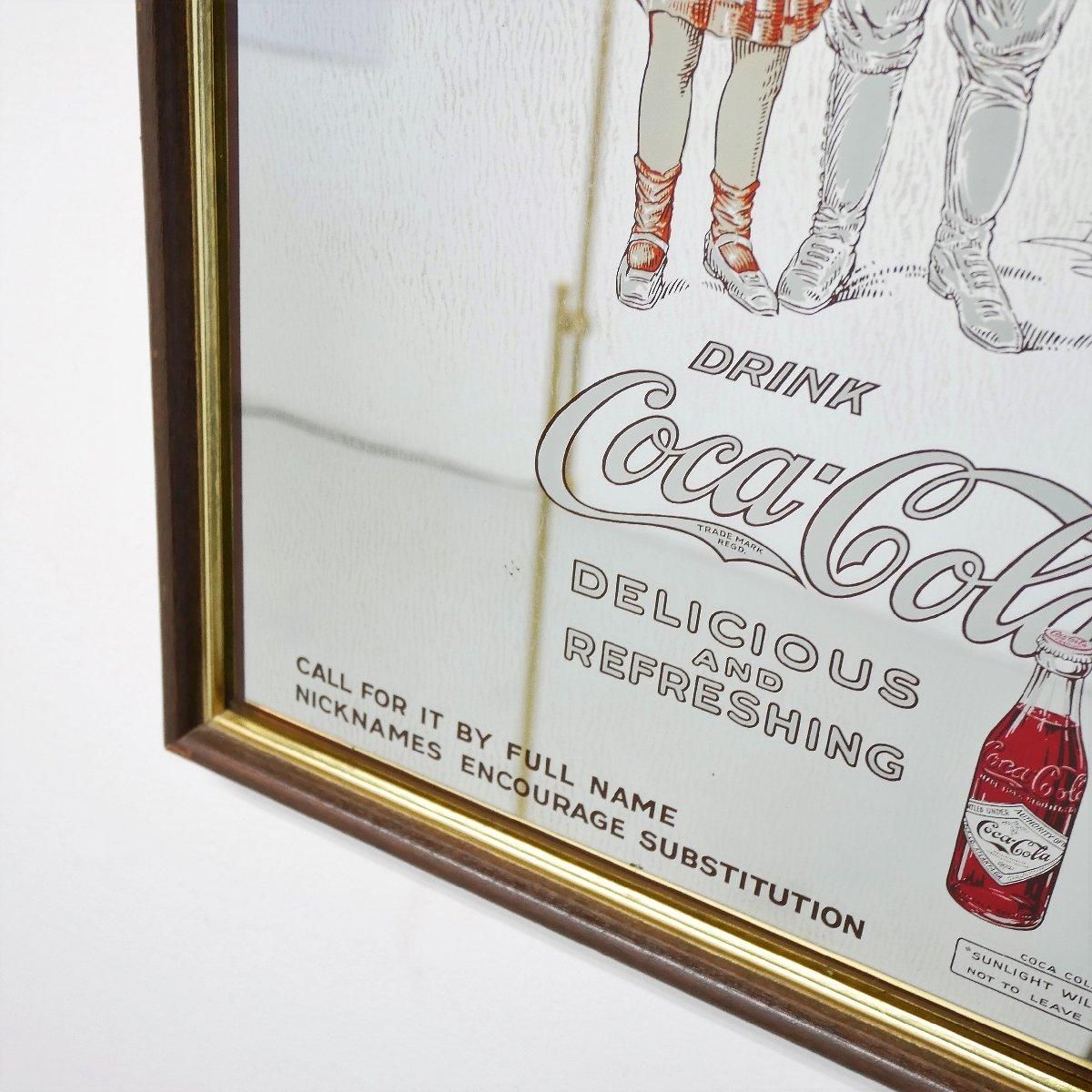 ヴィンテージ Coca Cola パブミラー アメリカ クラシック コカコーラ