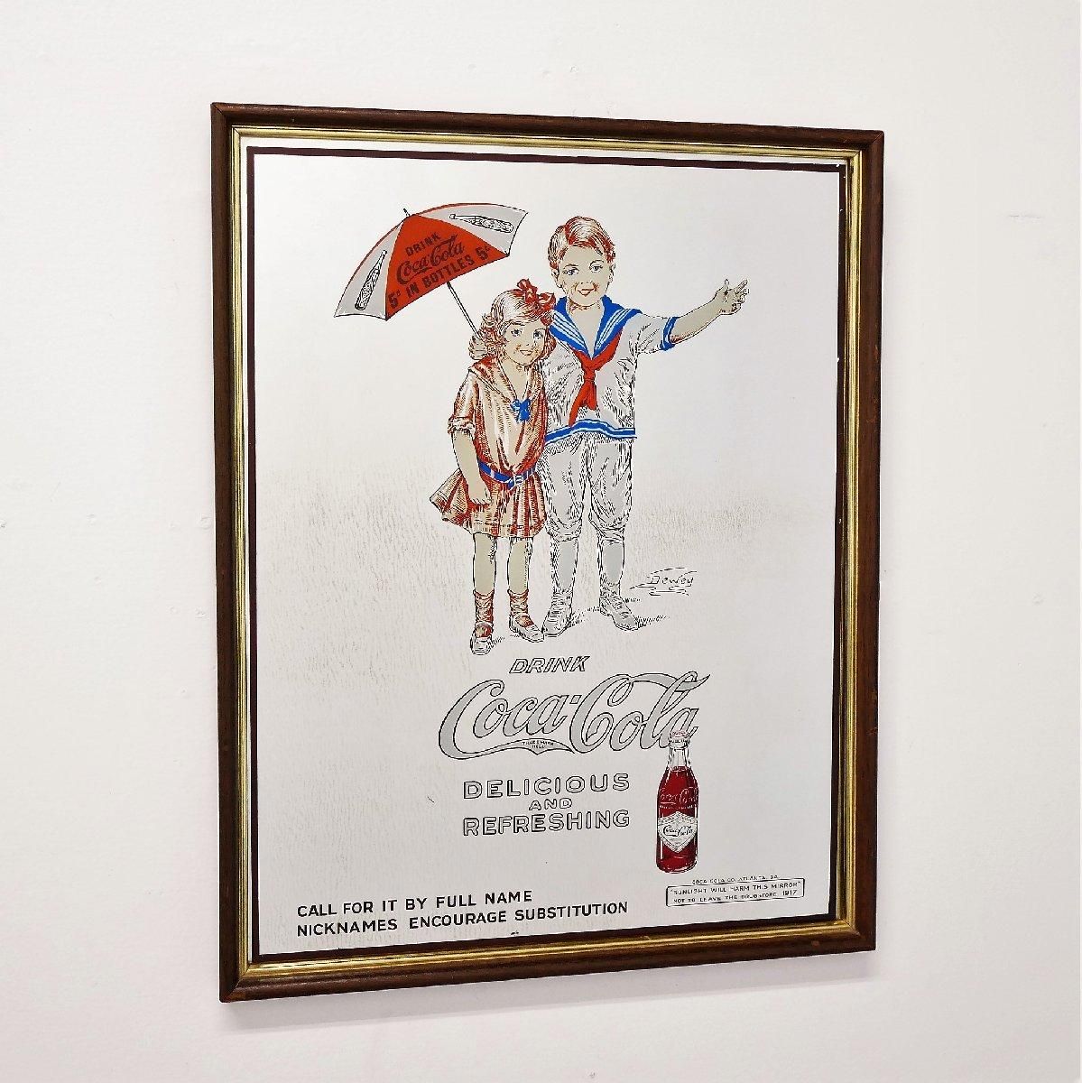 ヴィンテージ Coca Cola パブミラー アメリカ クラシック コカコーラ
