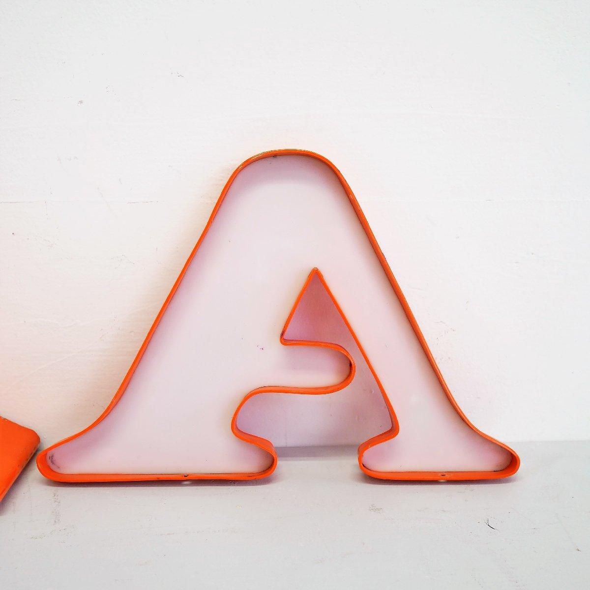 アメリカ ヴィンテージ 立体看板 アルファベット 文字【A】 サイン