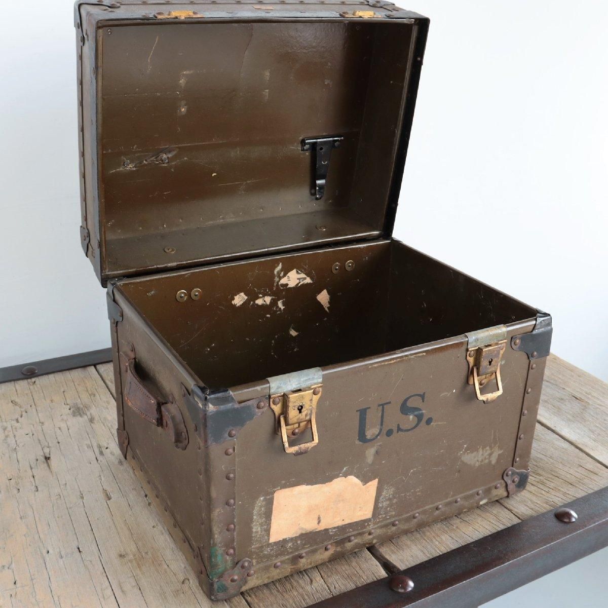 アメリカ U.S.ARMY トランク 軍物 軍隊 米軍 アーミー 1942年 木箱