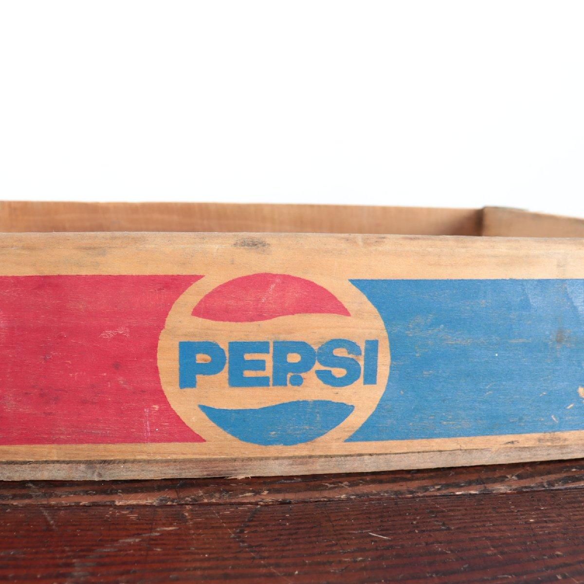 PEPSI ヴィンテージ 木箱 アメリカ ウッドボックス ペプシ 運搬