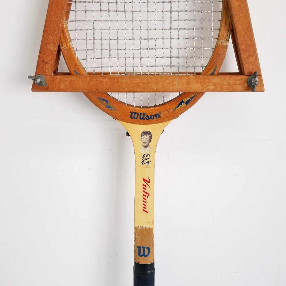 アメリカ ヴィンテージ テニスラケット Wilson 木製 スポーツ