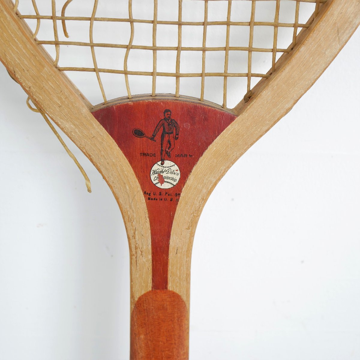 アメリカ ヴィンテージ テニスラケット 木製 スポーツ ディスプレイ 