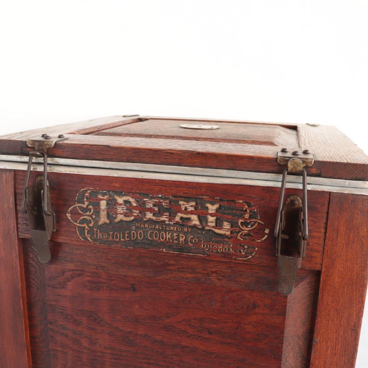 クッカー アンティーク 木箱 オーク -通販-ローズボールアンティークス