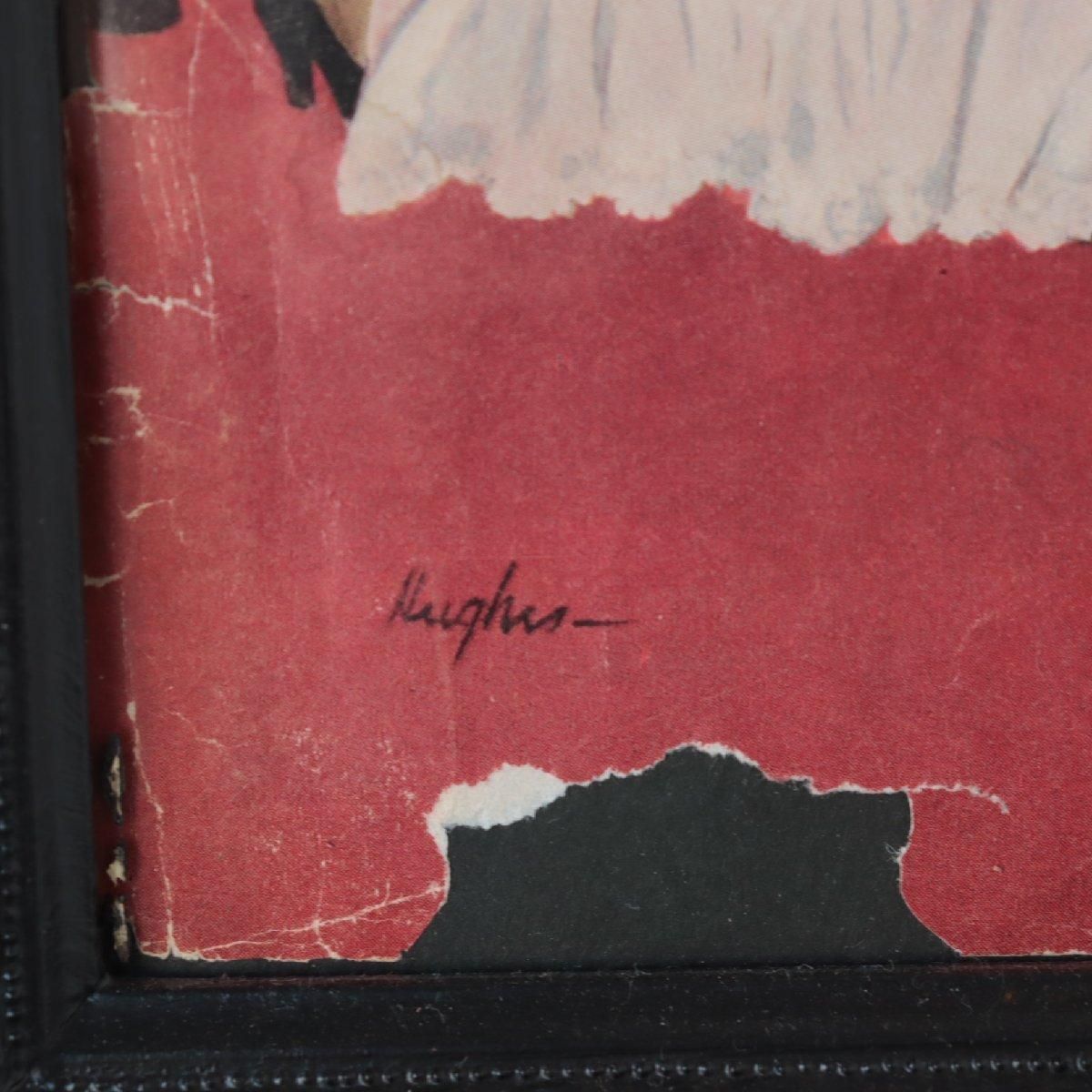 アメリカ ヴィンテージ POST誌 額装 雑誌 ポスター 木製 雑貨