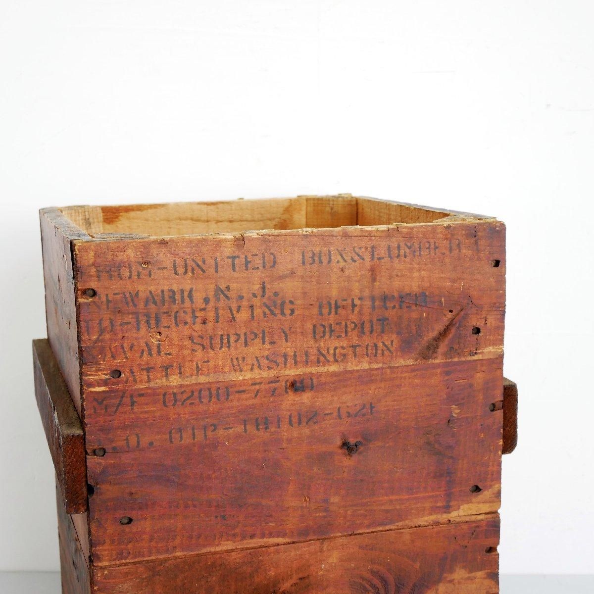 アメリカ ヴィンテージ 木箱 STANDARD アンティーク ウッド