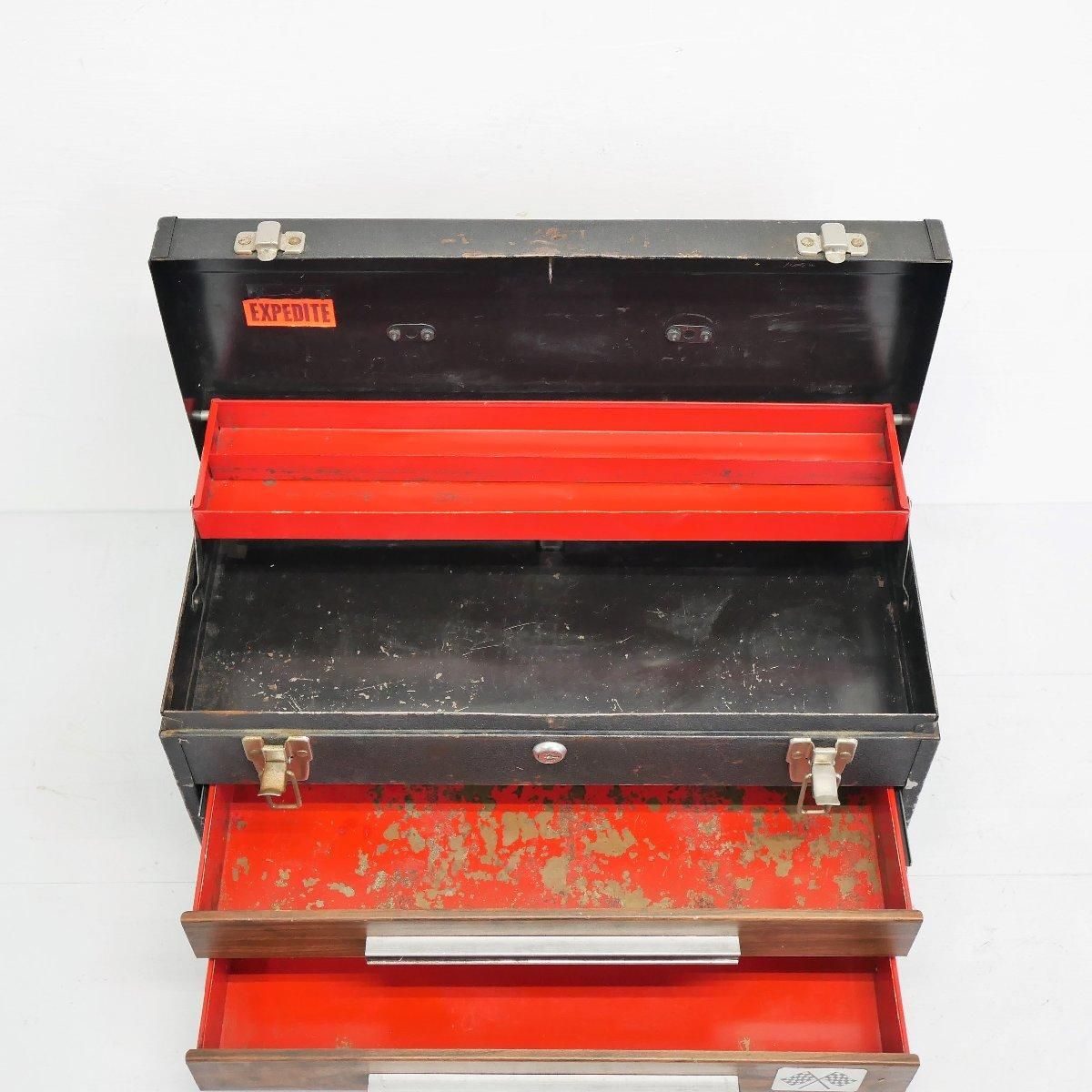 アメリカン　ヴィンテージ　家具　ツールボックス　工具箱　赤　CRAFTSMAN アメリカン ヴィンテージ 家具 ツールボックス 工具箱 赤 CRAFTSMAN