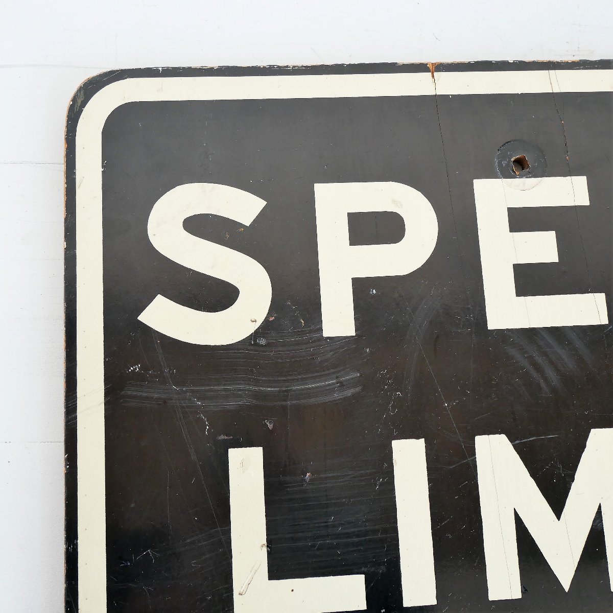 アメリカ ヴィンテージ ロードサイン 速度制限 道路標識 ストリート