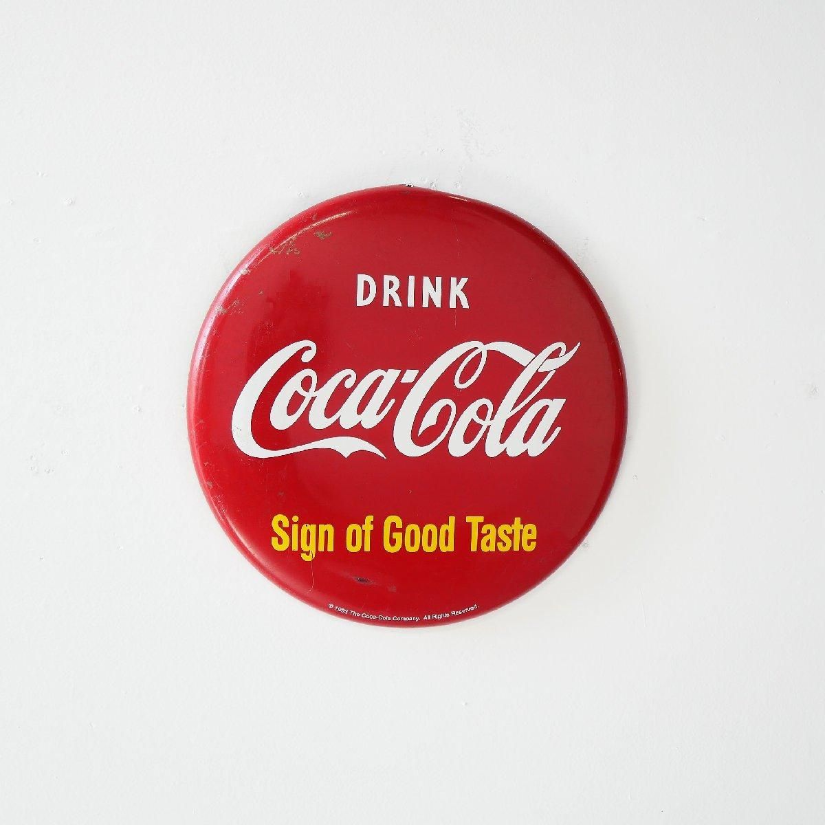 Coca-Cola コカコーラ 看板 USA製 1989 1990 ヴィンテージ Coca-Cola コカコーラ 看板 USA製 1989 1990 ヴィンテージ